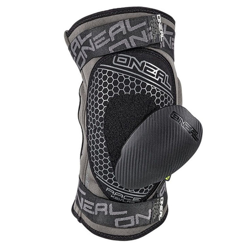 O'NEAL Sinner Race Knee Guard | ochraniacze rowerowe kolan z zamkiem | IPX ® | KEVLAR ® | ZIP | ENDURO / MTB / E-BIKE | gray