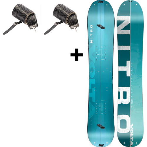 WOMEN SET NITRO 2026: Volta 152cm & Peak by KOHLA + Vertical ST s. M & pucks x SPARK R&D | splitboard & skins + bindings & pucks