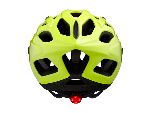 LAZER J1 + insectNET + LED | kask rowerowy | flash yellow