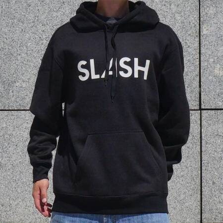 SLASH Snowboards by GIGI Hoody Logo pro black