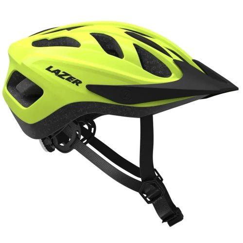 LAZER J1 + insectNET + LED | kask rowerowy |  flash yellow