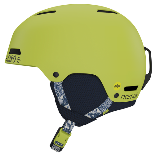 GIRO CrÜe MIPS CP COMBO PACK | kid's helmet + goggles ski / snowboard | matte NAMUK / sunny lime