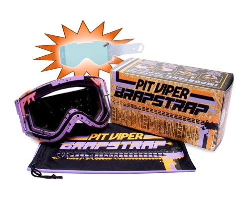 PIT VIPER The Brapstrap High Speed OFF ROAD goggle | moto / bike MTB / ENDURO / MX