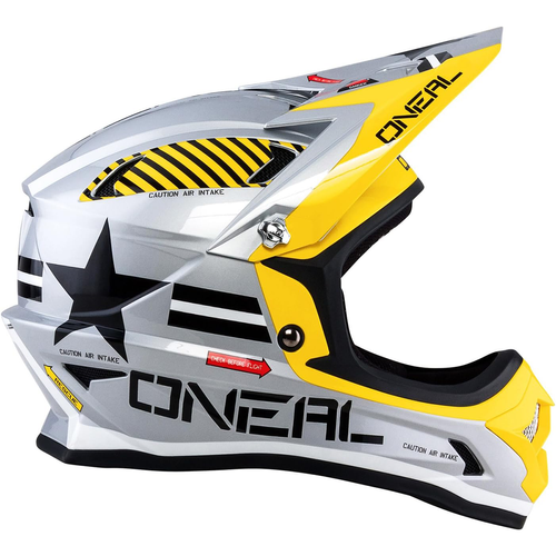 O'NEAL Fury EVO Afterburner | kask rowerowy | ABS | MTB / ENDURO / DH | FULLFACE / FF | silver