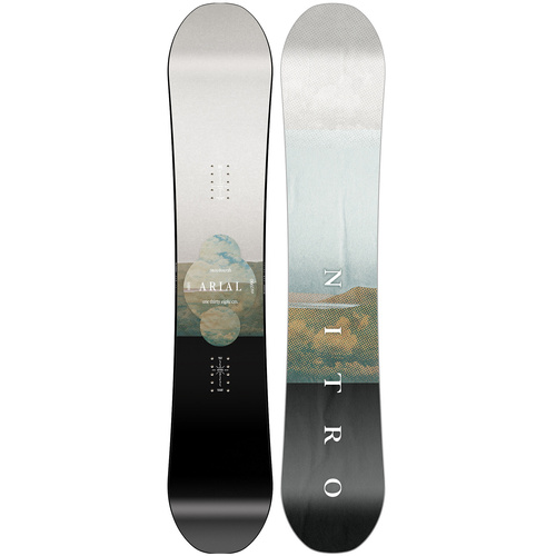 JUNIOR SET: NITRO Arial 2025 + BATALEON E-stroyer BLACK / white | junior snowboard + bindings