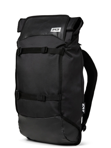 AEVOR Trip Pack PROOF Black 26-33l | plecak rowerowy / miejski / wyprawowy | WATERPROOF 13K | LAPTOP 15" | 800g
