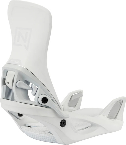 NITRO Step On ® + Cave TLS 2026: women's snowboard bindings + boots | HEAT Modlable | BOA ® | The Ultimate Fit & Convenient Interface | white & white
