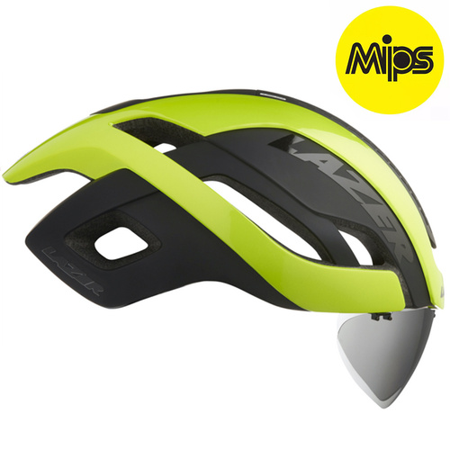 LAZER Bullet 2.0 +LENS +LED | road cycling helmet | flash yellow