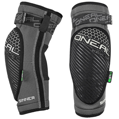 O'NEAL Sinner Elbow Guard | IPX ® | KEVLAR ® | ENDURO / MTB / E-BIKE | gray / white