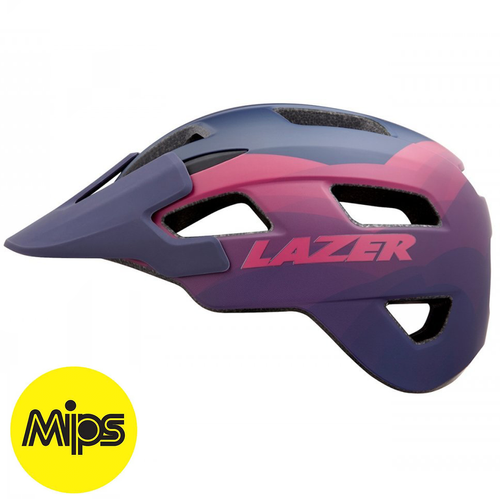 LAZER Chiru MIPS ® | bike helmet | MTB / ENDURO | matte blue / pink