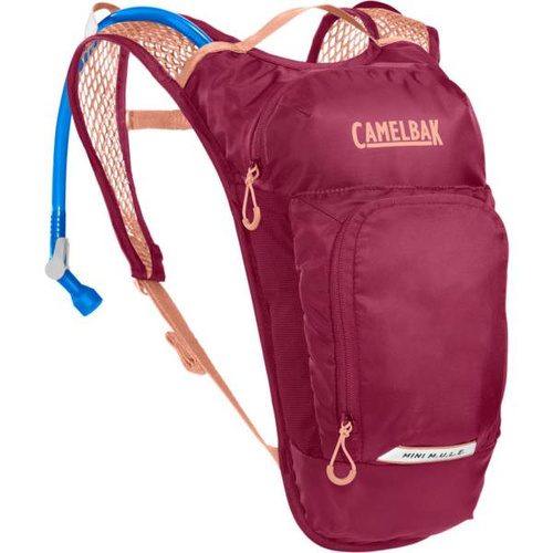 Dziecięcy plecak rowerowy z bukłakiem CAMELBAK Mini M.U.L.E. hot pink / purple stripe