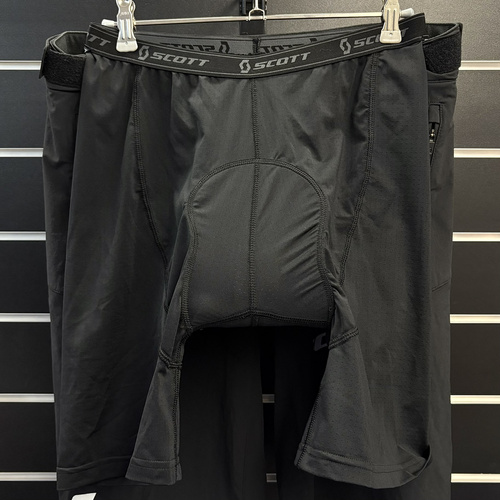 SCOTT Shorts M's Endurance ls/fit w/pad | bike | + wewnętrzne spodenki z wkładką | MTB / ENDURO / GRAVEL | black / white