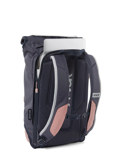 AEVOR Trip Pack CHILLED ROSE 26-33l | plecak rowerowy / miejski / wyprawowy | WATERPROOF 13K | LAPTOP 15" | 800g