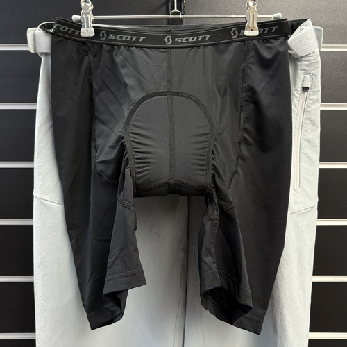 SCOTT Shorts M's Endurance ls/fit w/pad | szorty / spodenki rowerowe | + wewnętrzne spodenki z wkładką | MTB / ENDURO / GRAVEL | light grey
