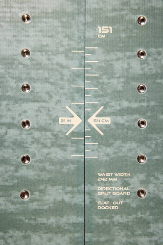 NITRO Volta + Peak | women's splitboard + skins | 145cm