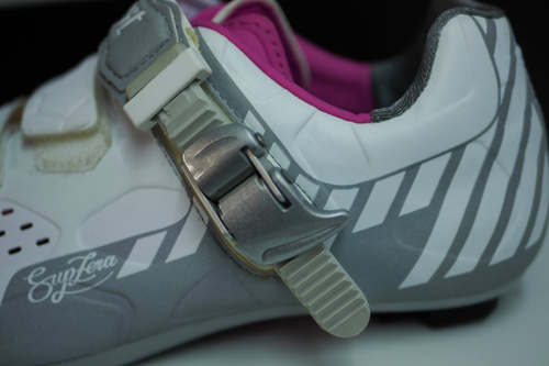 SUPLEST SupZERO StreetRacing Buckle | women's road cycling shoes | reflective silver/white/pink | OUTLET