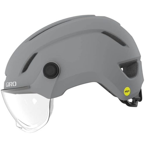 GIRO Evoke MIPS ® | urban cycling helmet | LED | VISOR | matte grey