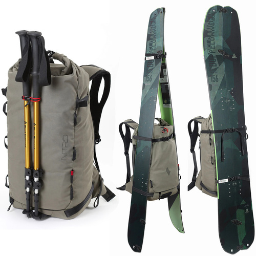 NITRO Splitpack 30 Snow Backpack 2026 | splitboard / snowboard | 920g | waxed-lizzard