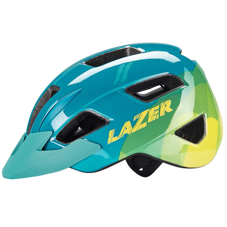 LAZER Gekko | dziecięcy kask rowerowy | blue / yellow | OUTLET