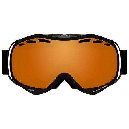 CAIRN Speed mat black | gogle narty / snowboard | All Weather | PHOTOCHROMIC Lens Cat. 1-3