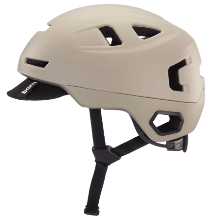 Kask rowerowy BERN Hudson + LED | MIPS ® | URBAN / GRAVEL / E-BIKE | matte sand