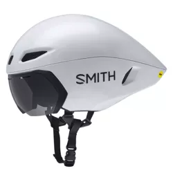 Kask rowerowy szosowy czasowy TT triathlonowy aero SMITH Jetstream TT | 2 x SZYBA | MIPS ® | AEROcore /  KOROYD ® | white