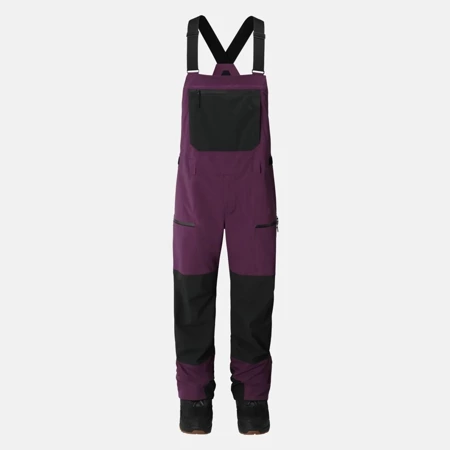 Spodnie snowboard / splitboard JONES Men's MTN Surf Recycled Bibs 2025 | 2L | 20K/20K | deep purple