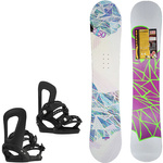 DAMSKI ZESTAW: snowboard 5150 Cypress ROCKER 140cm + wiązania BATALEON E-stroyer 2024 r. S