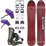 ZESTAW NITRO 2025: Slash 3D & Vertical by KOHLA + Vertical ST & IBEX x SPARK | splitboard & foki + wiązania & pucki | 162cm