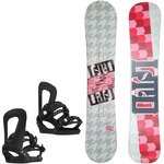 ZESTAW: snowboard LTD MFG mellow CAMBER 141cm + wiązania BATALEON E-stroyer 2024 r. S