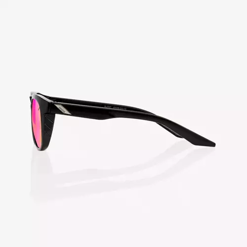 100% Slent | okulary przeciwsłoneczne | Polished Black / purple multilayer mirror | LT 11% | SPORT / LIFESTYLE