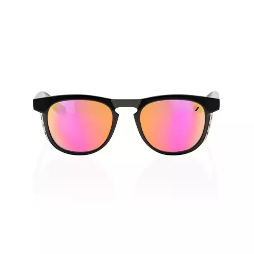 100% Slent | okulary przeciwsłoneczne | Polished Black / purple multilayer mirror | LT 11% | SPORT / LIFESTYLE