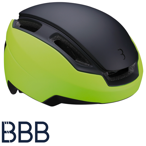 BBB Indra BHE-56 | kask rowerowy miejski | URBAN + E-BIKE | matt neon yellow