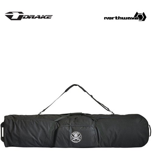 Bardzo duża torba snowboardowa na kólkach quiver pokrowiec DRAKE Padded Plus Pocket With Wheels Bag black | 165x35x20cm (wewnątrz)