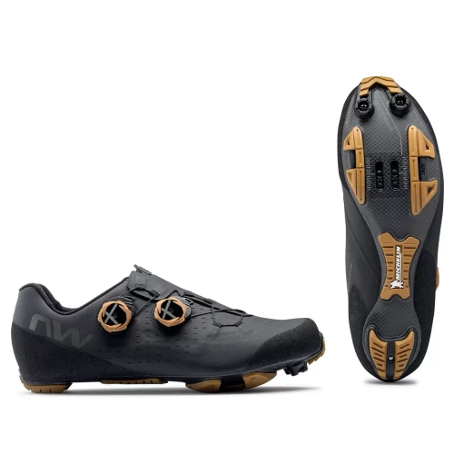 Buty rowerowe NORTHWAVE Extreme XC | CARBON | BOA | MICHELIN | black / honey