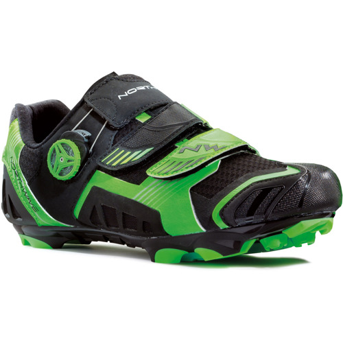 Buty rowerowe NORTHWAVE Nirvana | 3D CARBON | black / fluo green