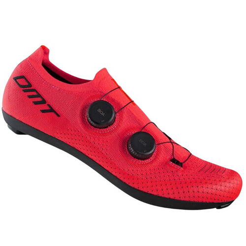 Buty rowerowe szosowe DMT KR0 | 2 x BOA | CARBON | coral /black