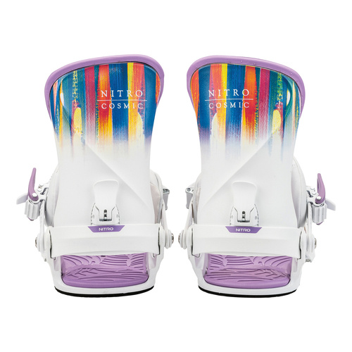 DAMSKI ZESTAW NITRO 2025: Lectra BRUSH + Cosmic WHITE | snowboard + wiązania 