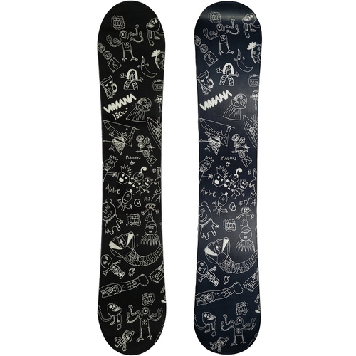 DZIECIĘCY ZESTAW: snowboard VIMANA The Vufo Mini PRO ROCKER 110/120cm + wiązania RAGE / SP MP Junior r. XS/S