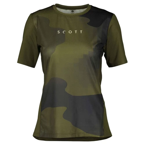 Damska koszulka rowerowa SCOTT Tee W's Trail Vertic SS | MTB / ENDURO | fir green / black