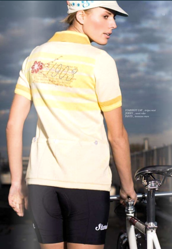 Damska koszulka rowerowa STARSHOT Trikot Princess | RETRO