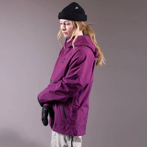 Damska kurtka kangurka snowboard / splitboard JONES Women's MTN Surf Recycled Anorak 2025 | 20K/20K | 2L | deep prurple