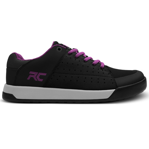 Damskie / dziecięce buty grawitacyjne rowerowe RIDE CONCEPTS Livewire Women's | D3O | Rubber Kinetics DST 6.0 | MTB / ENDURO / DIRT / DH | FLAT | black / purple