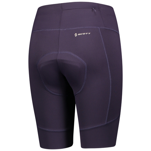 Damskie spodenki rowerowe z wkładką SCOTT Shorts W's Endurance 10 +++ vivid purple