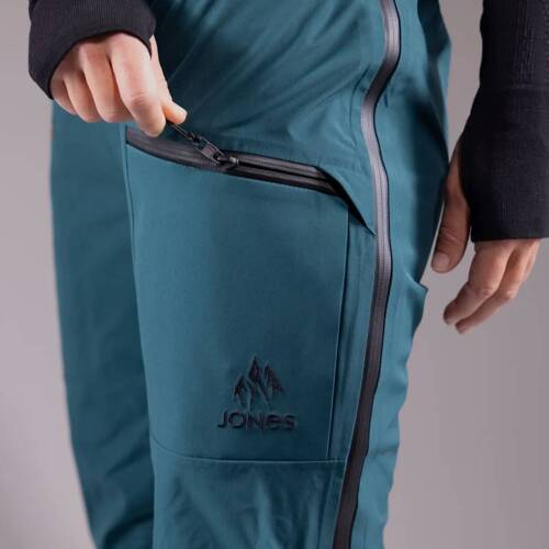 Damskie spodnie snowboard / splitboard JONES Women's Shralpinist Stretch Recycled Bibs 2025 | 3L | 30K/30K | sierra brown