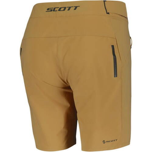 Damskie szorty / spodenki rowerowe SCOTT Shorts W's Endurance ls/fit w/pad + wewnętrzne spodenki z wkładką | MTB / ENDURO / GRAVEL | beige