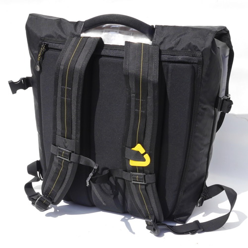 Duży plecak kurierski TIMBUK2 PRO Series Backpack | torba kurierska / składany / wodoodporny / odblaskowy | 41 litrów | black / silver