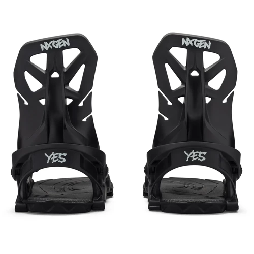 Dziecięce wiązania snowboardowe YES x NOW x LOBSTER NX-GEN 2025 | SkateTech ® | black