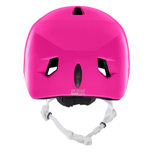 Dziecięcy kask rowerowy BERN Tigre | ZIP MOLD+ ® | gloss pink