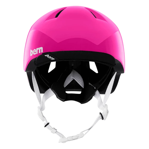 Dziecięcy kask rowerowy BERN Tigre | ZIP MOLD+ ® | gloss pink